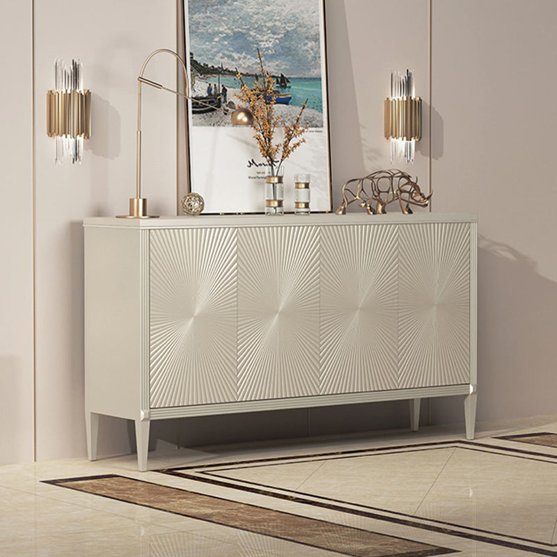 Tavolo da tavolo a buffet glam tavolo da sideboard in legno con gambe per sala da pranzo