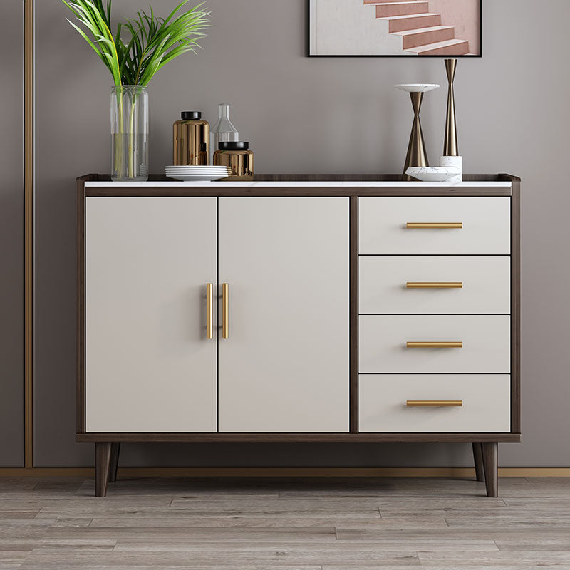 Mesa de piedra del gabinete del aparador glamoroso con piernas para la cocina