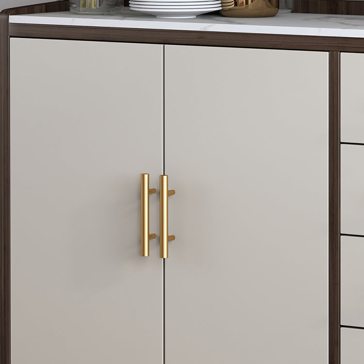 Mesa de piedra del gabinete del aparador glamoroso con piernas para la cocina