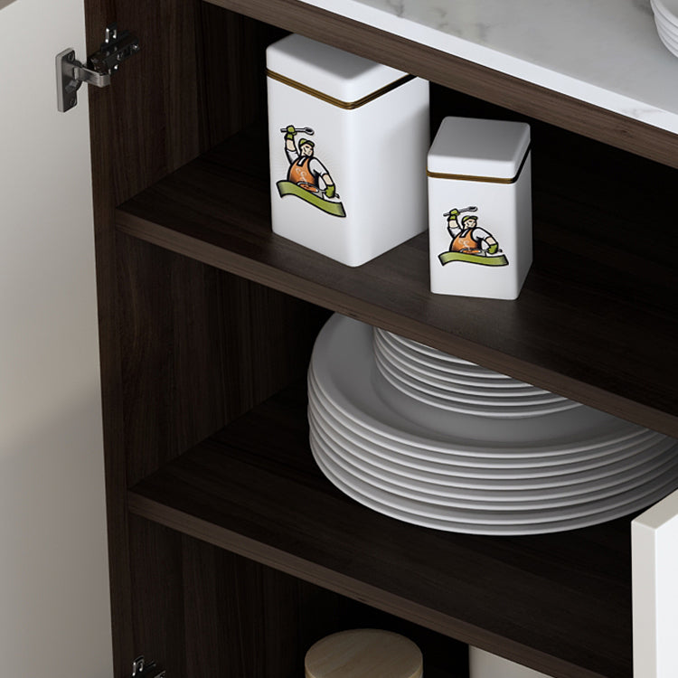 Mesa de piedra del gabinete del aparador glamoroso con piernas para la cocina