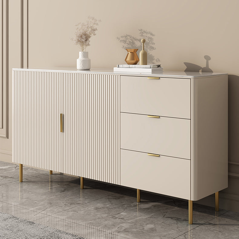 Glam Sideboard Schrankstein Sideboardtisch mit Schubladen für die Küche