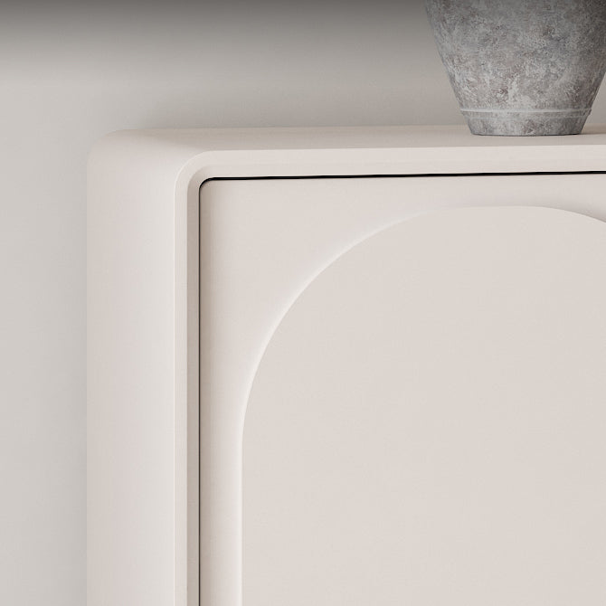 Contemporary Sideboard Cabinet Faux Wood Sideboard Table with Doors for Dining Room Clearhalo 'buffet_sideboard' 'Buffets & Sideboards' 'furn' 'furn_buffet_sideboard' 'Furniture' 'Kitchen & Dining Furniture' 7520830