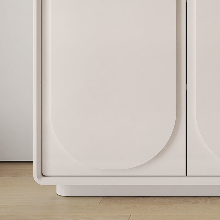 Contemporary Sideboard Cabinet Faux Wood Sideboard Table with Doors for Dining Room Clearhalo 'buffet_sideboard' 'Buffets & Sideboards' 'furn' 'furn_buffet_sideboard' 'Furniture' 'Kitchen & Dining Furniture' 7520835