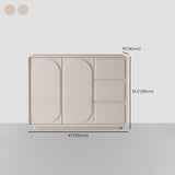 Contemporary Sideboard Cabinet Faux Wood Sideboard Table with Doors for Dining Room Clearhalo 'buffet_sideboard' 'Buffets & Sideboards' 'furn' 'furn_buffet_sideboard' 'Furniture' 'Kitchen & Dining Furniture' 7520838