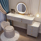Contemporary Solid Wood With Drawer Bedroom Lighted Mirror Make-up Vanity