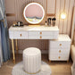 Contemporary Solid Wood With Drawer Bedroom Lighted Mirror Make-up Vanity