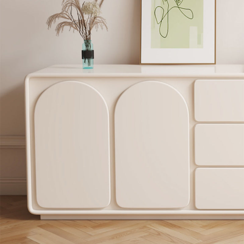 Eigentijdse wit verlichte spiegel slaapkamer met lade ijdelheid kleedtafel