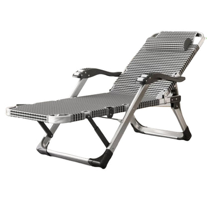 Reclinabile standard contemporaneo con poltrona in metallo argento