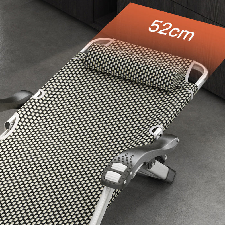 Reclinabile standard contemporaneo con poltrona in metallo argento