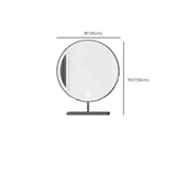 引き出しスタンディングバニティドレッシングテーブルを備えた現代の照明付き鏡