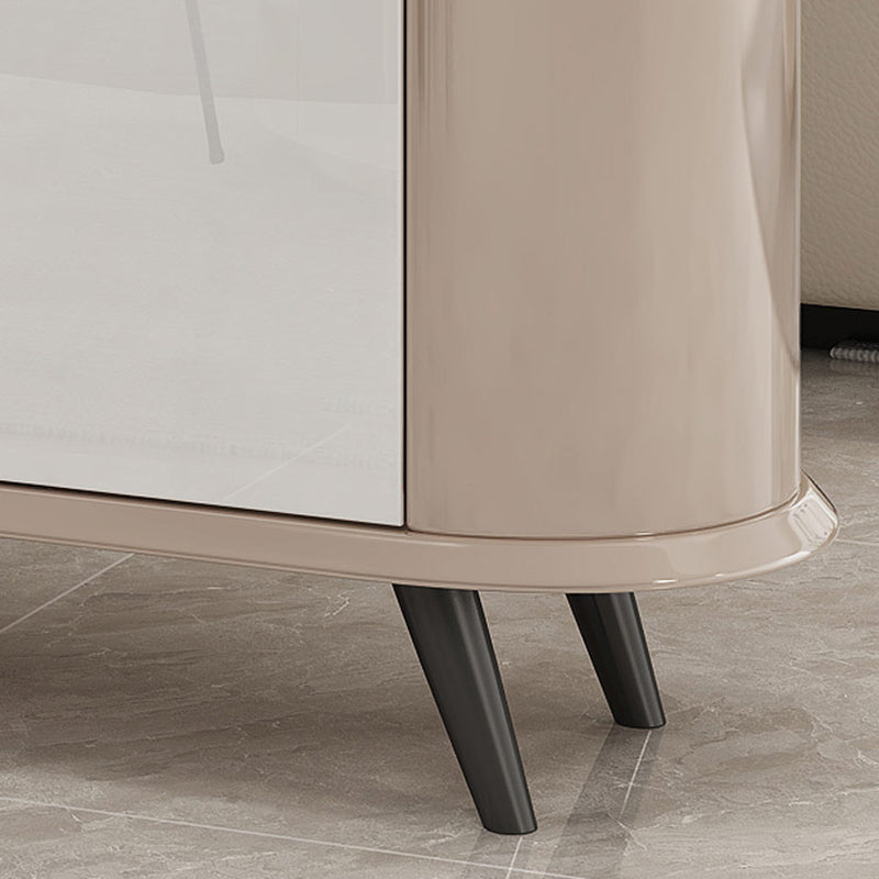 Contemporary Wooden Cabinet Solid Color Accent Cabinet with Drawer and Door Clearhalo 'Cabinets & Chests' 'cabinets_chests' 'furn' 'furn_cabinets_chests' 'Furniture' 'Living Room Furniture' 7521326