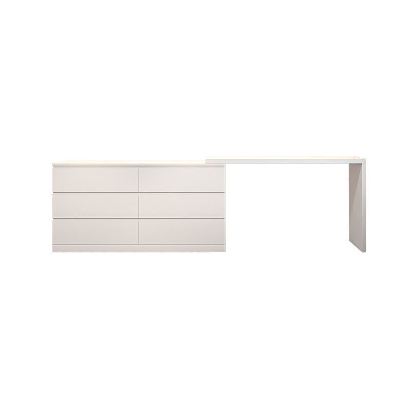 Modern Bright White With Drawer Bedroom Lighted Mirror Solid Wood Dressing Table Makeup Vanity Clearhalo 'Bedroom Furniture' 'furn' 'furn_makeup_vanities' 'Furniture' 'Makeup Vanities' 'makeup_vanities' 7521377