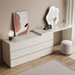 Contemporary Solid Wood White With Drawer Bedroom Makeup Vanity Desk Clearhalo 'Bedroom Furniture' 'furn' 'furn_makeup_vanities' 'Furniture' 'Makeup Vanities' 'makeup_vanities' 7521388