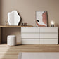 Contemporary Solid Wood White With Drawer Bedroom Makeup Vanity Desk Clearhalo 'Bedroom Furniture' 'furn' 'furn_makeup_vanities' 'Furniture' 'Makeup Vanities' 'makeup_vanities' 7521393