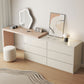 Contemporary Solid Wood White With Drawer Bedroom Makeup Vanity Desk Clearhalo 'Bedroom Furniture' 'furn' 'furn_makeup_vanities' 'Furniture' 'Makeup Vanities' 'makeup_vanities' 7521394