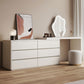 Contemporary Solid Wood White With Drawer Bedroom Makeup Vanity Desk Clearhalo 'Bedroom Furniture' 'furn' 'furn_makeup_vanities' 'Furniture' 'Makeup Vanities' 'makeup_vanities' 7521395