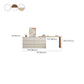 Contemporary Solid Wood White With Drawer Bedroom Makeup Vanity Desk Clearhalo 'Bedroom Furniture' 'furn' 'furn_makeup_vanities' 'Furniture' 'Makeup Vanities' 'makeup_vanities' 7521400