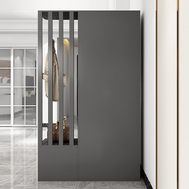 Contemporary 2-Door 78.74" H Cabinet Wooden Accent Cabinet with Drawer Clearhalo 'Cabinets & Chests' 'cabinets_chests' 'furn' 'furn_cabinets_chests' 'Furniture' 'Living Room Furniture' 7521507