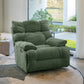Metal Standard Recliner Position Lock Recliner Chair Independent Foot Dark Green Clearhalo 'Chairs & Seating' 'furn' 'furn_recliners' 'Furniture' 'Living Room Furniture' 'Recliners' 7521548
