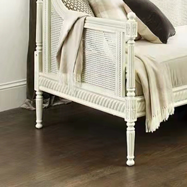 Canapé d'armes à pente à lames de linge avec dos serré en bois massif