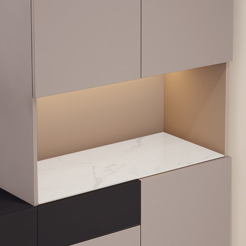 Modern Accent Cabinet Scratch Resistant and Stain Resistant Storage Cabinet with Doors Clearhalo 'Cabinets & Chests' 'cabinets_chests' 'furn' 'furn_cabinets_chests' 'Furniture' 'Living Room Furniture' 7521775