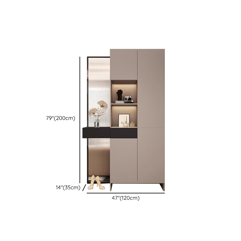 Modern Accent Cabinet Scratch Resistant and Stain Resistant Storage Cabinet with Doors Clearhalo 'Cabinets & Chests' 'cabinets_chests' 'furn' 'furn_cabinets_chests' 'Furniture' 'Living Room Furniture' 7521783