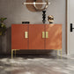 Orange Cabinet Standard 33.46" Tall Accent Cabinet with Doors 78.7"L x 15.7"W x 33.5"H Clearhalo 'Cabinets & Chests' 'cabinets_chests' 'furn' 'furn_cabinets_chests' 'Furniture' 'Living Room Furniture' 7521804