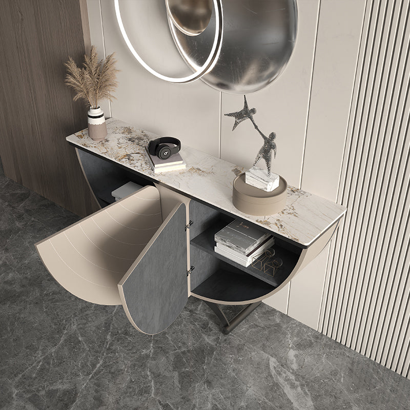 Scratch Resistant Cabinet No Distressing Stone 2 - Doors Accent Cabinet Clearhalo 'Cabinets & Chests' 'cabinets_chests' 'furn' 'furn_cabinets_chests' 'Furniture' 'Living Room Furniture' 7521828