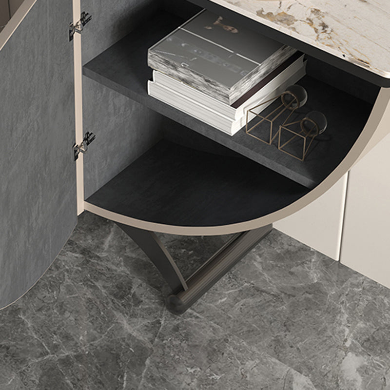 Scratch Resistant Cabinet No Distressing Stone 2 - Doors Accent Cabinet Clearhalo 'Cabinets & Chests' 'cabinets_chests' 'furn' 'furn_cabinets_chests' 'Furniture' 'Living Room Furniture' 7521830