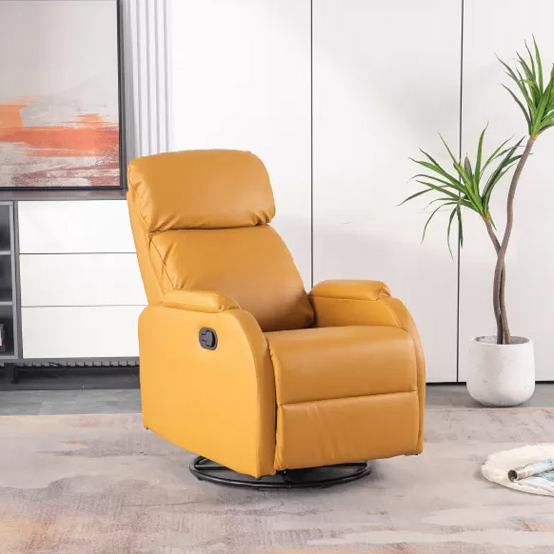 Sedia da reclinabile manuale di poltrona in vetro in vetro in finta poltrone con lombare