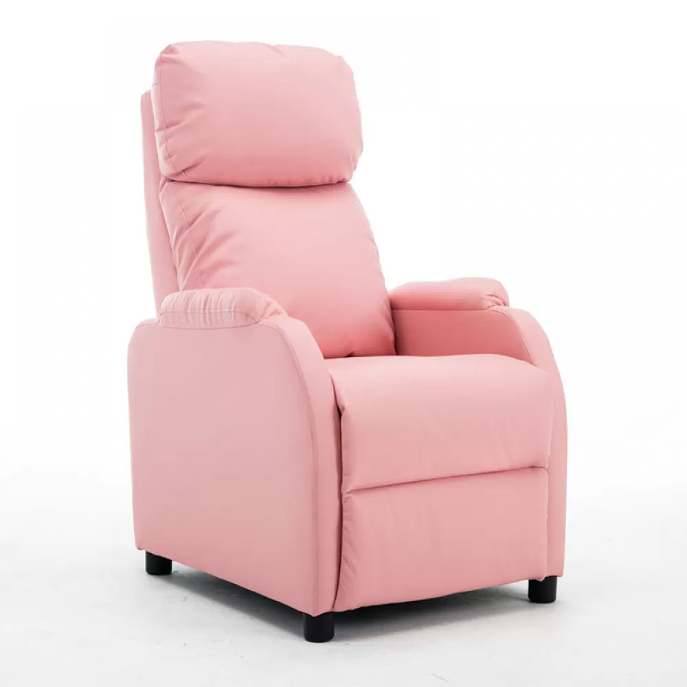 Sedia da reclinabile manuale di poltrona in vetro in vetro in finta poltrone con lombare