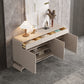 Modern Standard Cabinet White Drawers Included Accent Cabinet