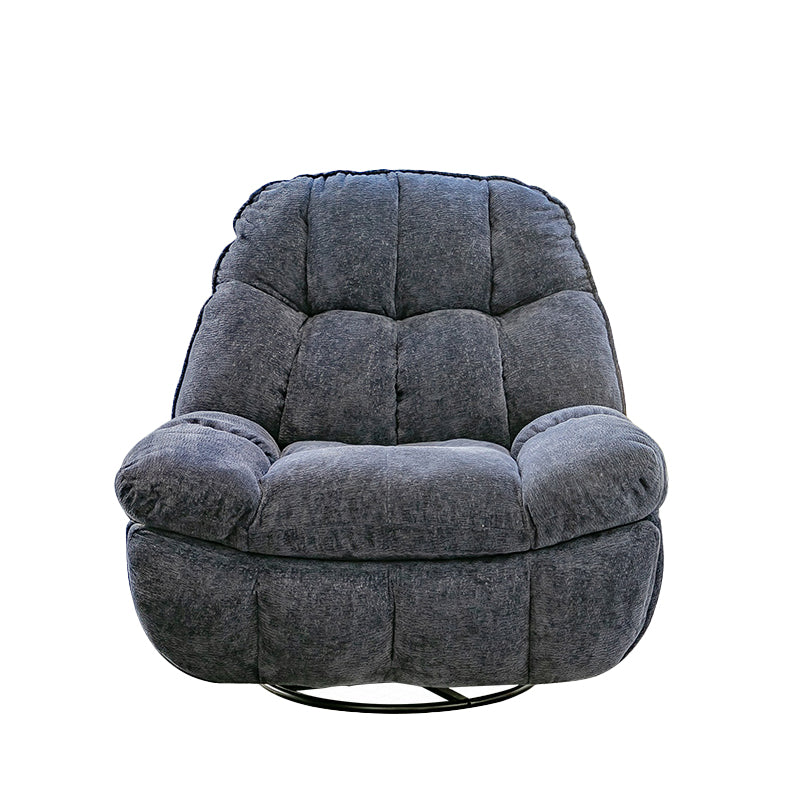 Swivel Base Standard Recliner Position Lock Recliner with Storage Clearhalo 'Chairs & Seating' 'furn' 'furn_recliners' 'Furniture' 'Living Room Furniture' 'Recliners' 7521884