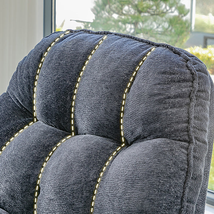 Swivel Base Standard Recliner Position Lock Recliner with Storage Clearhalo 'Chairs & Seating' 'furn' 'furn_recliners' 'Furniture' 'Living Room Furniture' 'Recliners' 7521888