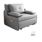 Braccia toppless da topplessino in stile moderno di divano per dormiente futon in grigio