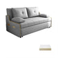 Braccia toppless da topplessino in stile moderno di divano per dormiente futon in grigio