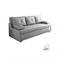 Braccia toppless da topplessino in stile moderno di divano per dormiente futon in grigio