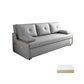 Braccia toppless da topplessino in stile moderno di divano per dormiente futon in grigio