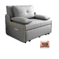 Braccia toppless da topplessino in stile moderno di divano per dormiente futon in grigio