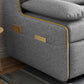 Braccia toppless da topplessino in stile moderno di divano per dormiente futon in grigio