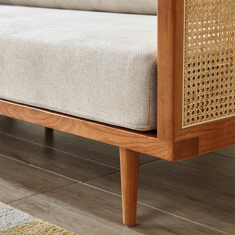 Solid Wood Square Arm Sofa Tropical Cushions Sofa for Living Room Clearhalo 'furn' 'furn_sofas' 'Furniture' 'Living Room Furniture' 'Sofa' 'sofas' 7522171