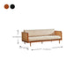 Solid Wood Square Arm Sofa Tropical Cushions Sofa for Living Room Clearhalo 'furn' 'furn_sofas' 'Furniture' 'Living Room Furniture' 'Sofa' 'sofas' 7522176