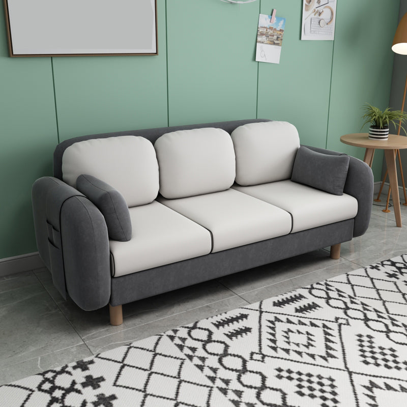 Quadratarmsofa 3 Sitzhalterfarbsofa mit Aufbewahrungsbeutel