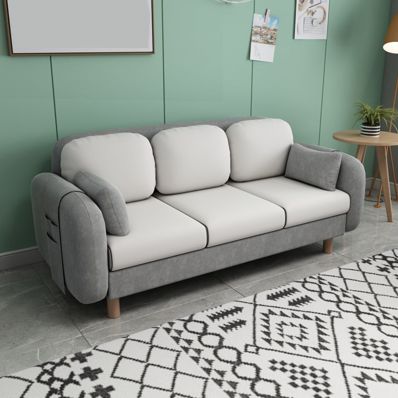 Quadratarmsofa 3 Sitzhalterfarbsofa mit Aufbewahrungsbeutel