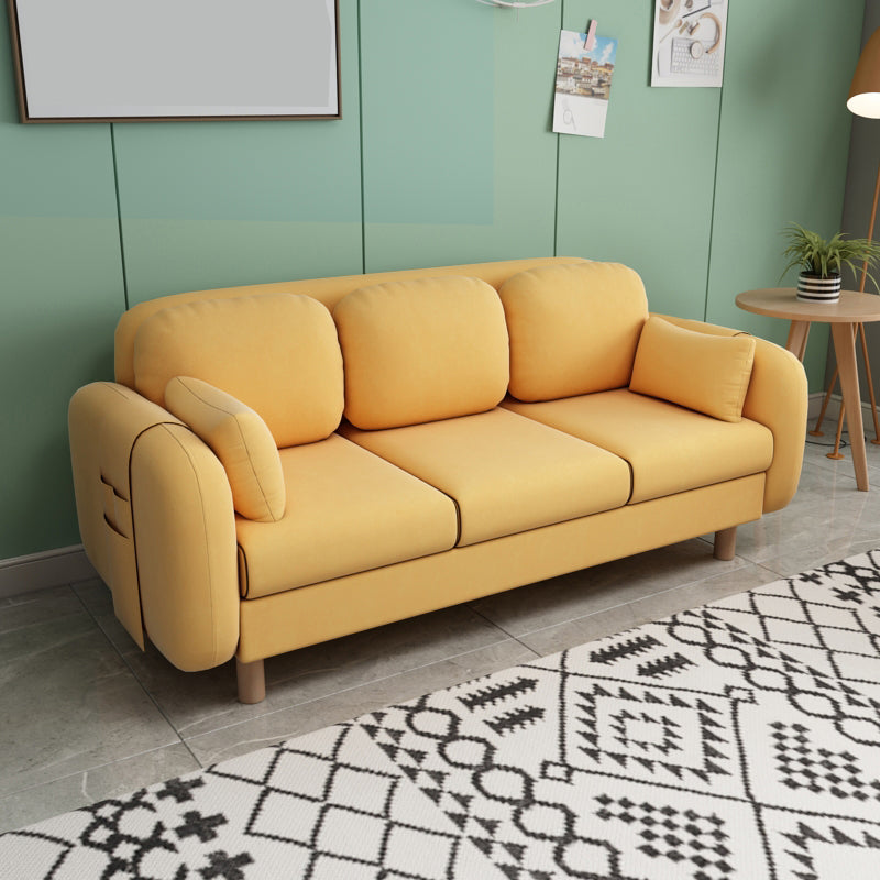 Quadratarmsofa 3 Sitzhalterfarbsofa mit Aufbewahrungsbeutel