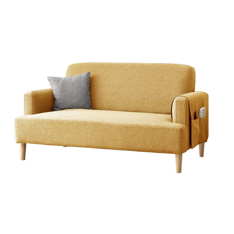 Canapé en lin pour le salon avec canapé en housse de rangement avec 1 oreiller