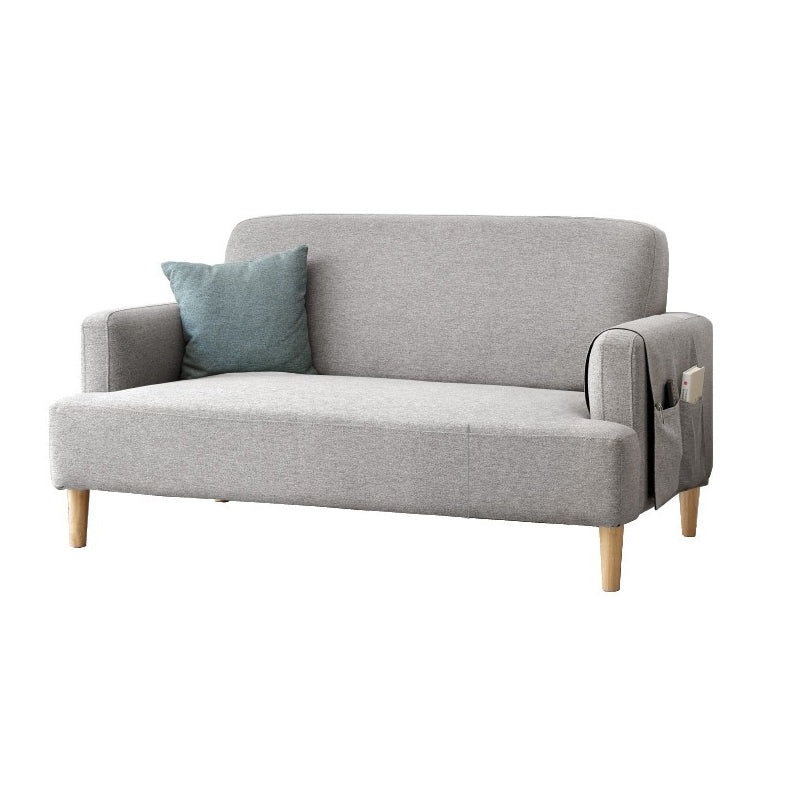 Canapé en lin pour le salon avec canapé en housse de rangement avec 1 oreiller