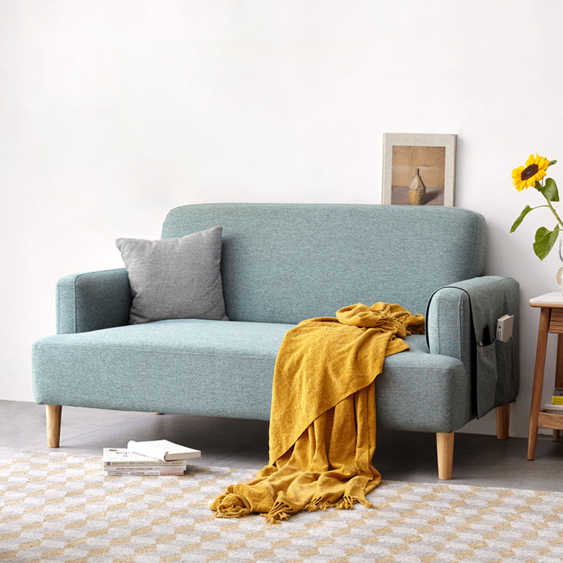 Canapé en lin pour le salon avec canapé en housse de rangement avec 1 oreiller