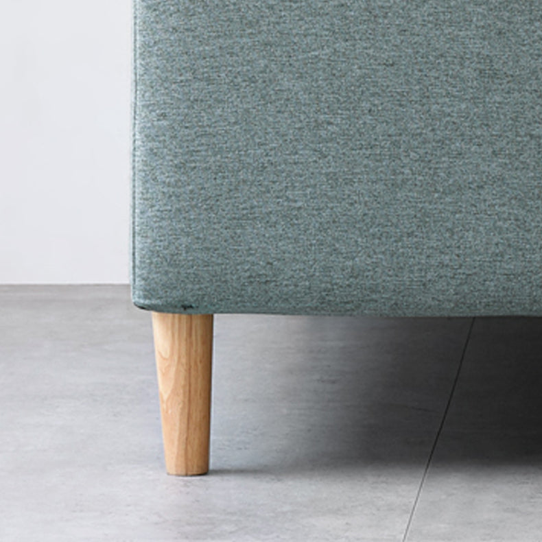 Canapé en lin pour le salon avec canapé en housse de rangement avec 1 oreiller