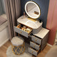 Contemporary Makeup Vanity Desk with 4 Wooden Drawers for Bedroom
